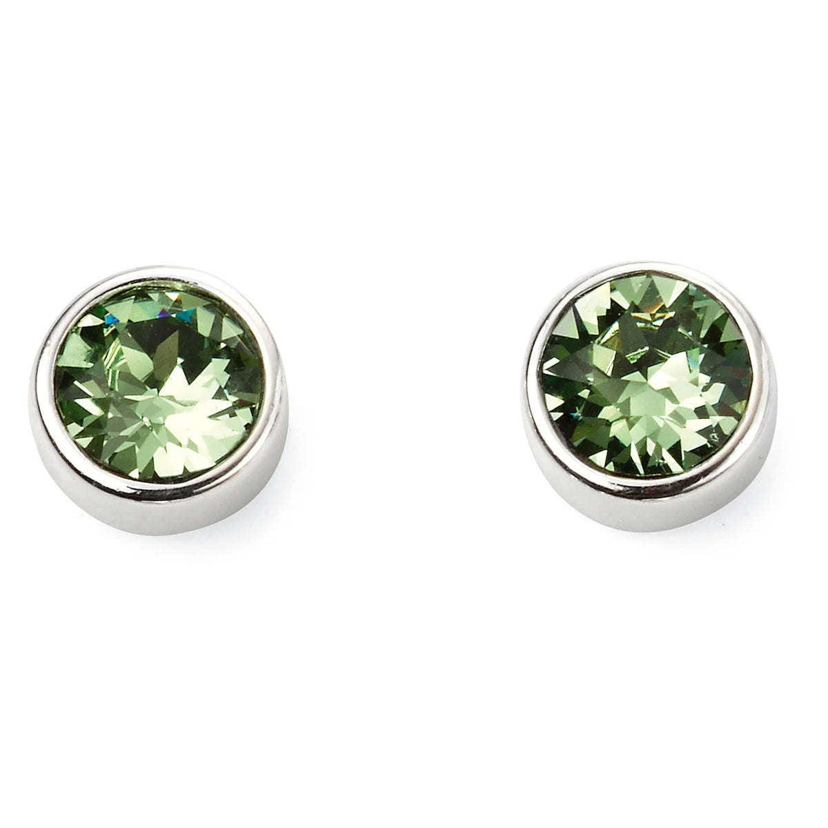 Crystal Birthstone Stud Earrings