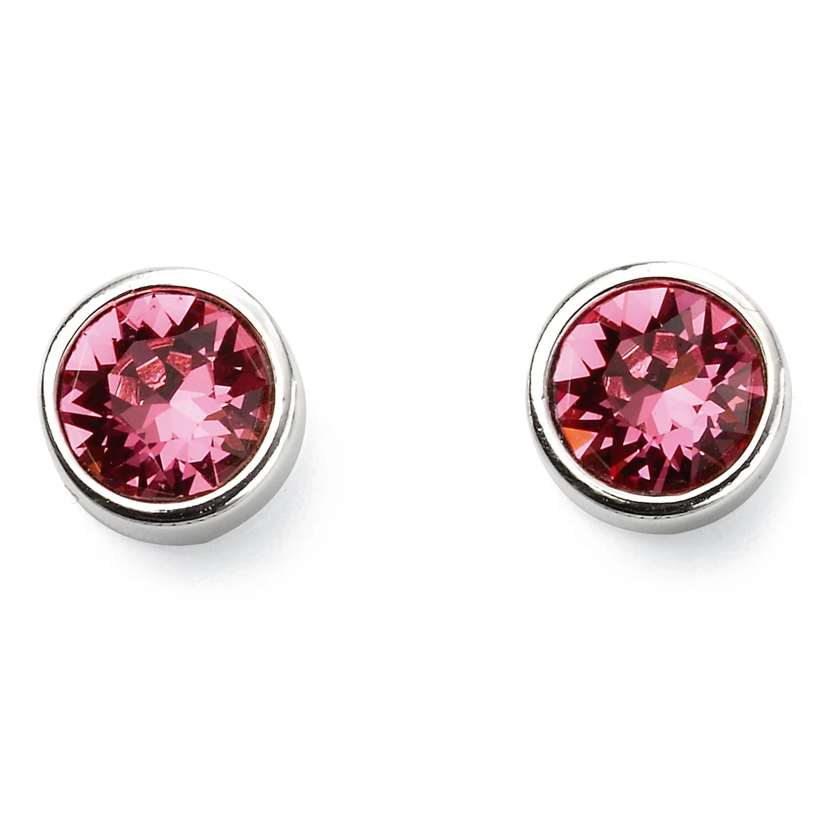 Crystal Birthstone Stud Earrings