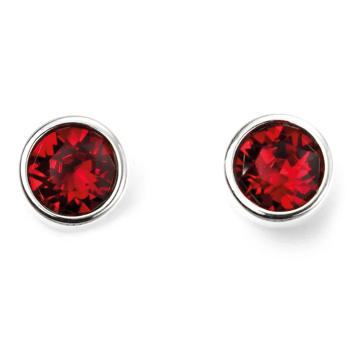 Crystal Birthstone Stud Earrings