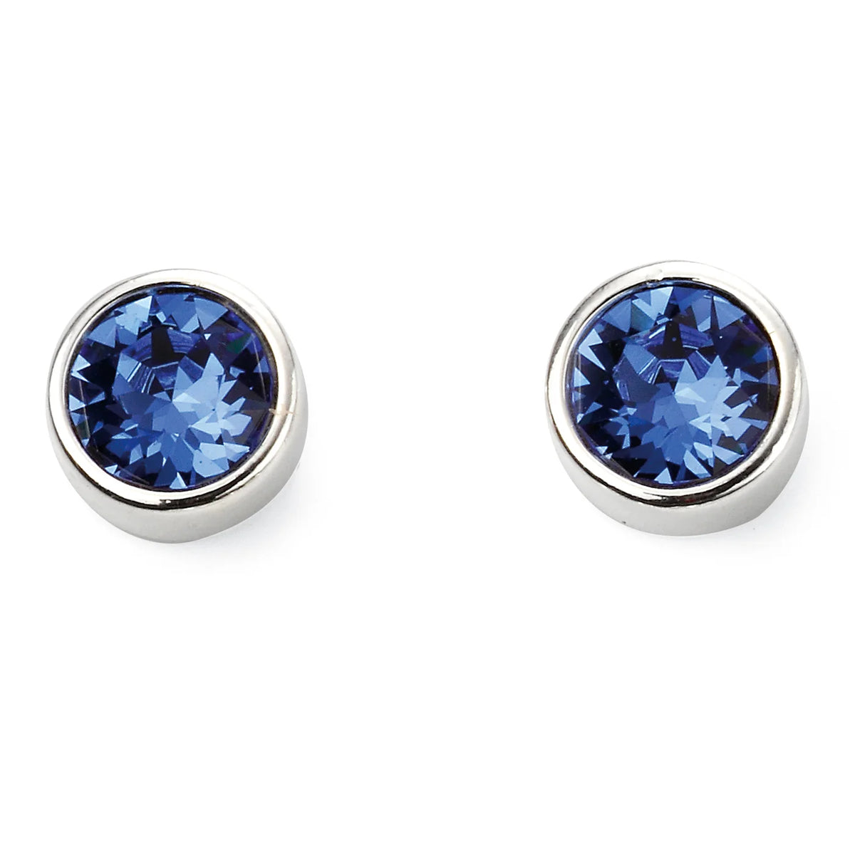 Crystal Birthstone Stud Earrings