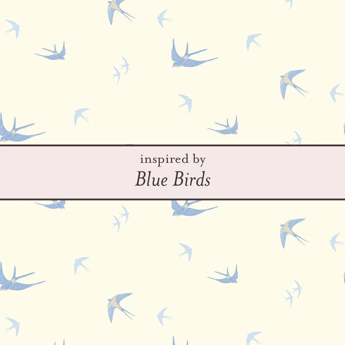 Laura Ashley Blue Birds Stud Earrings